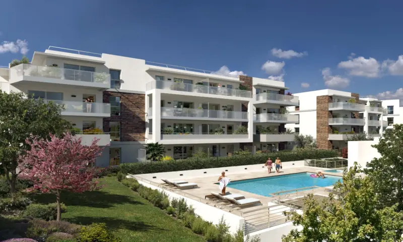 Vue du programme à Saint Laurent Du Var