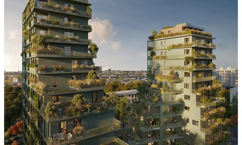 Vue du programme à Asnieres Sur Seine