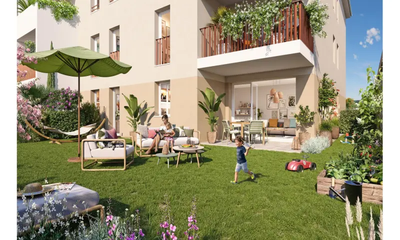 Vue du programme à St Martin De Crau