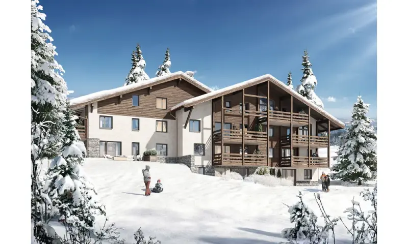 Vue du programme à Megève