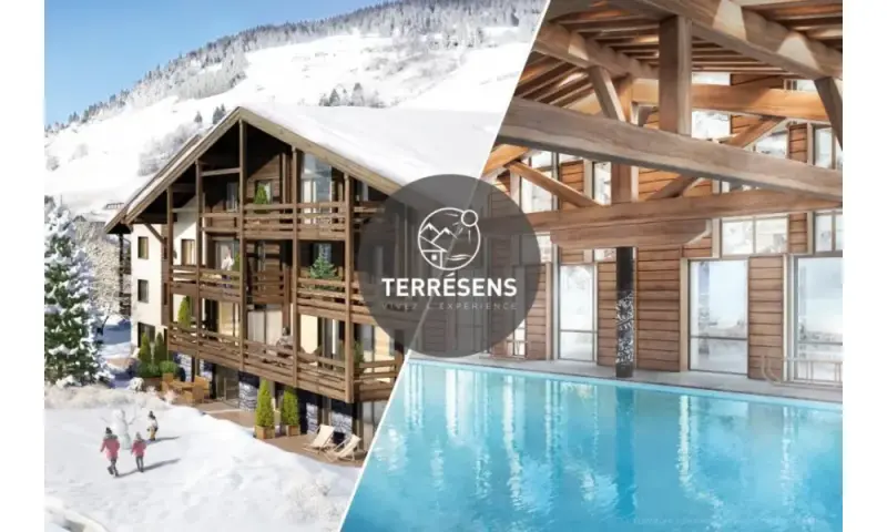 Vue du programme à Megève