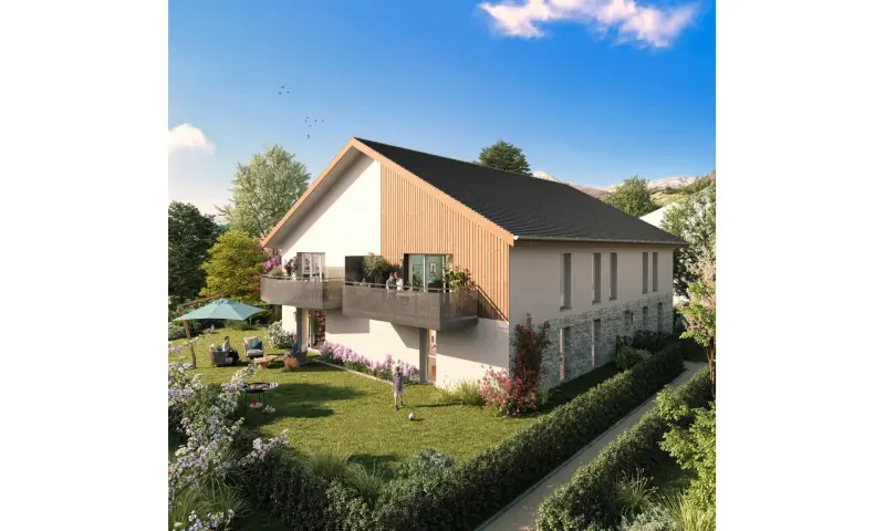 Vue du programme à Myans