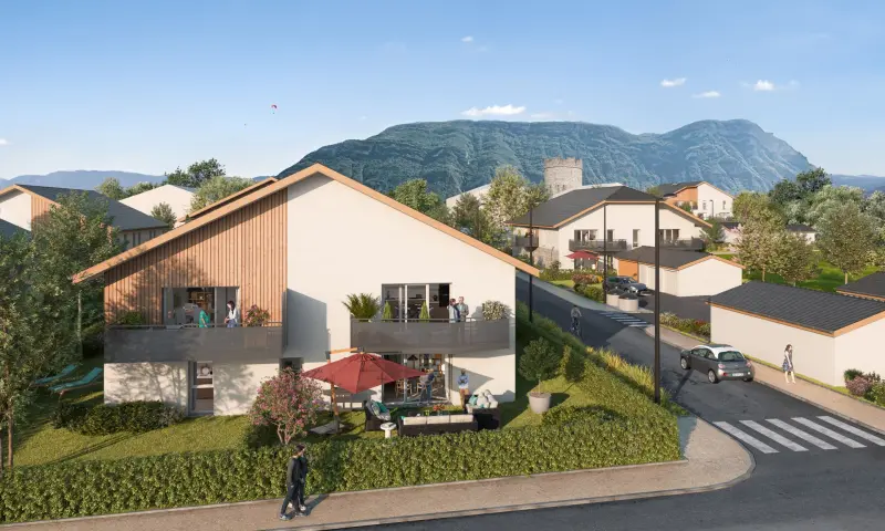 Vue du programme à Myans