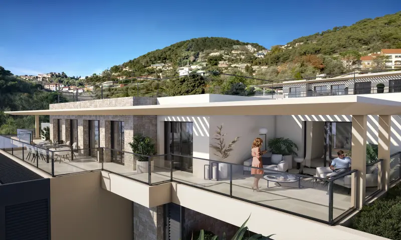 Vue du programme à Eze