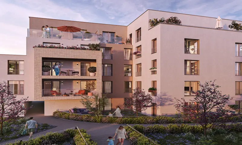 Vue du programme à Mantes La Ville