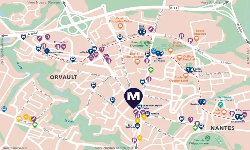 Vue du programme à Orvault