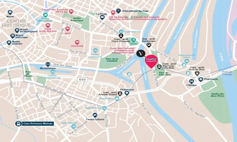 Vue du programme à Strasbourg
