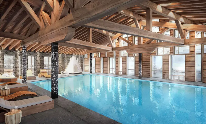 Vue du programme à Megève