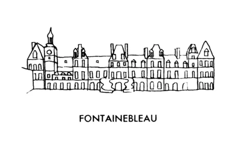 Vue du programme à Fontainebleau