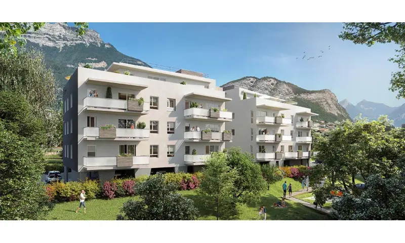Vue du programme à Claix