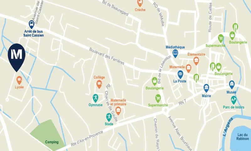 Vue du programme à Le Muy