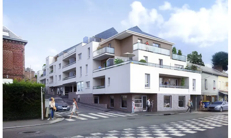 Vue du programme à Déville Lès Rouen