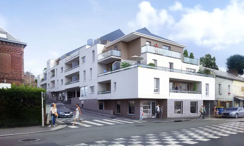 Vue du programme à Déville Lès Rouen