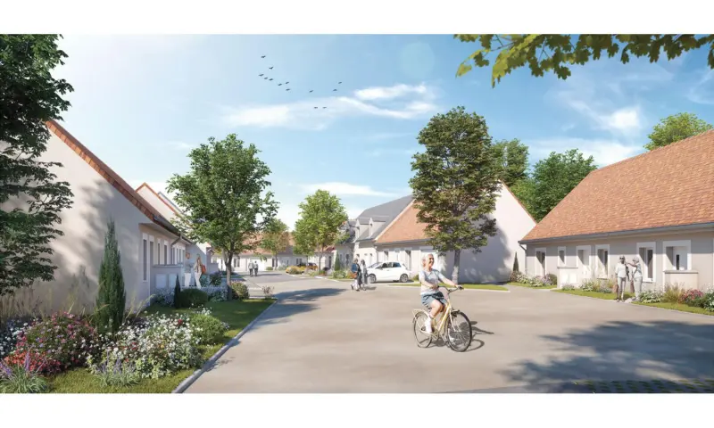 Vue du programme à Saint Denis Sur Loire