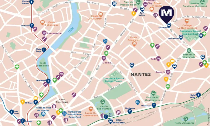 Vue du programme à Nantes