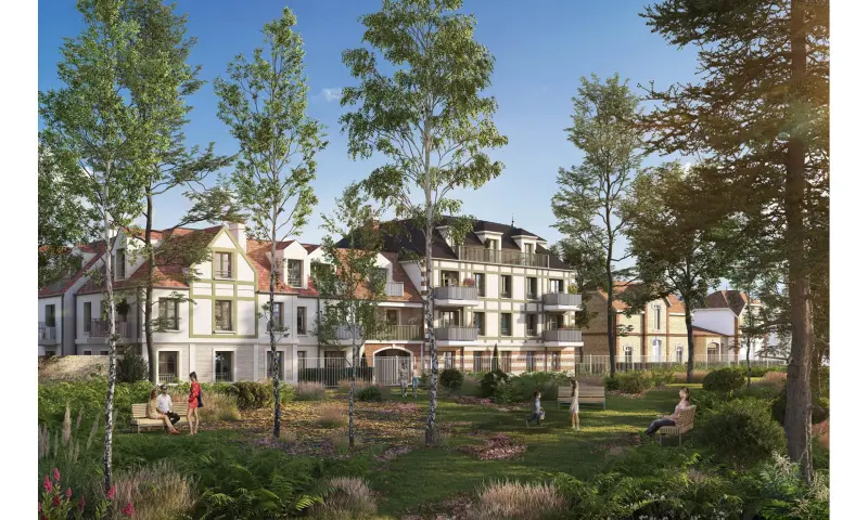 Vue du programme à Rosny Sur Seine