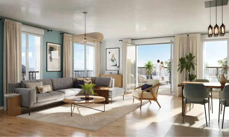Vue du programme à Ste Adresse