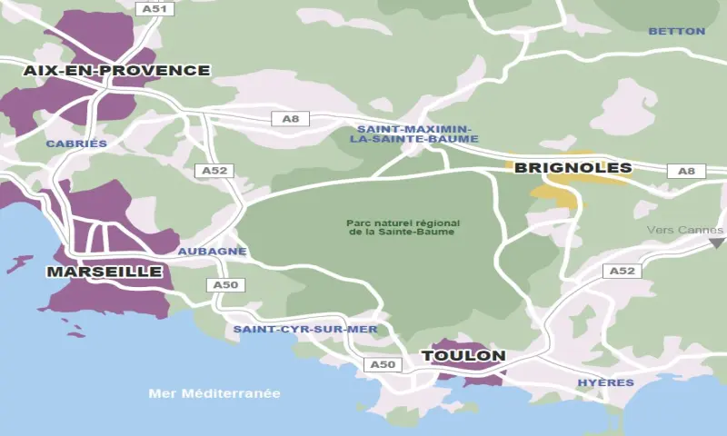 Vue du programme à Brignoles