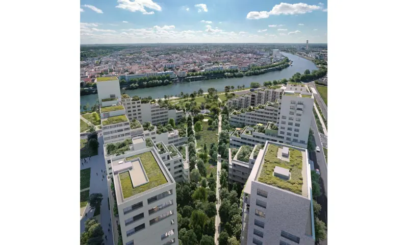 Vue du programme à Ivry Sur Seine