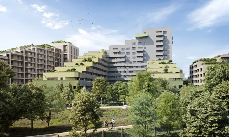 Vue du programme à Ivry Sur Seine