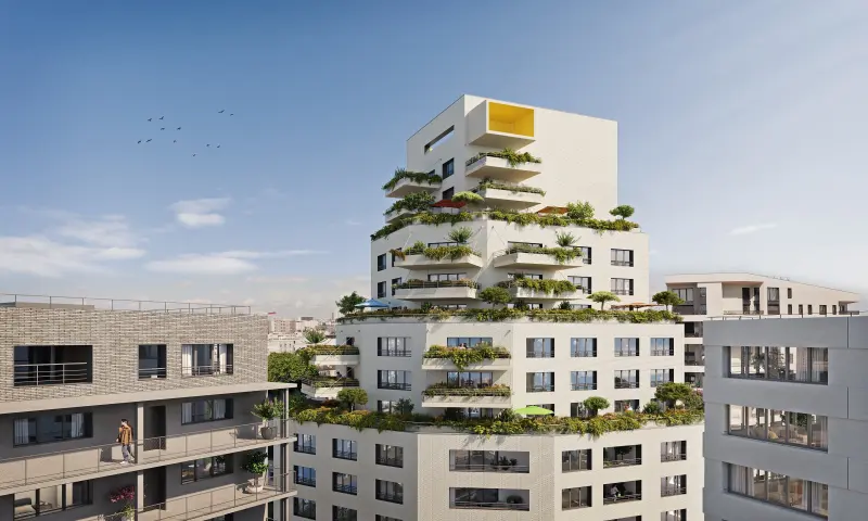 Vue du programme à Ivry Sur Seine