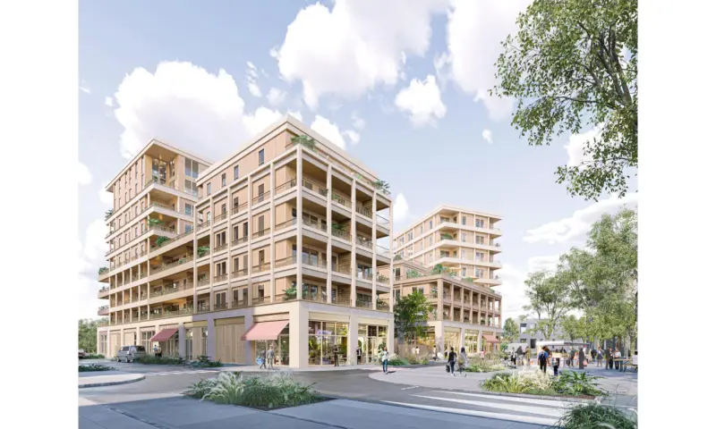 Vue du programme à Gennevilliers