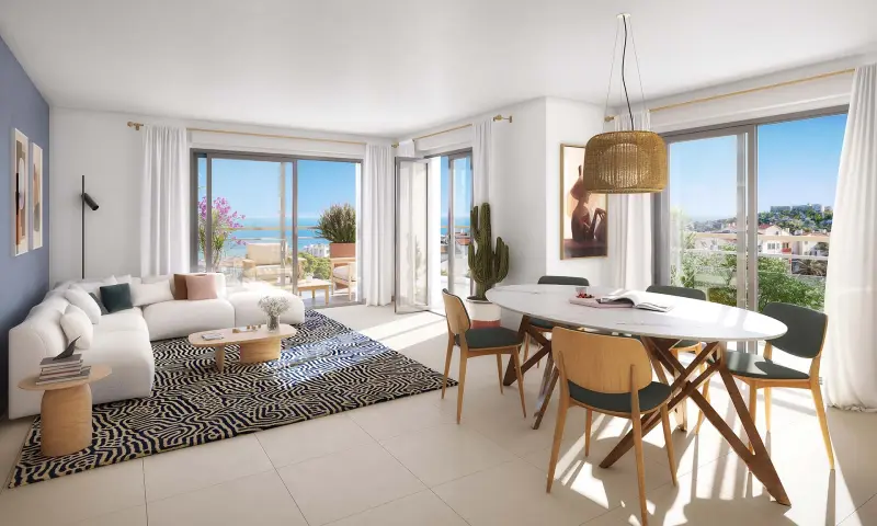 Vue du programme à Antibes