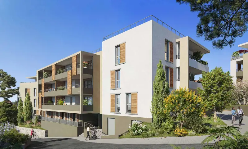Vue du programme à Saint Laurent Du Var