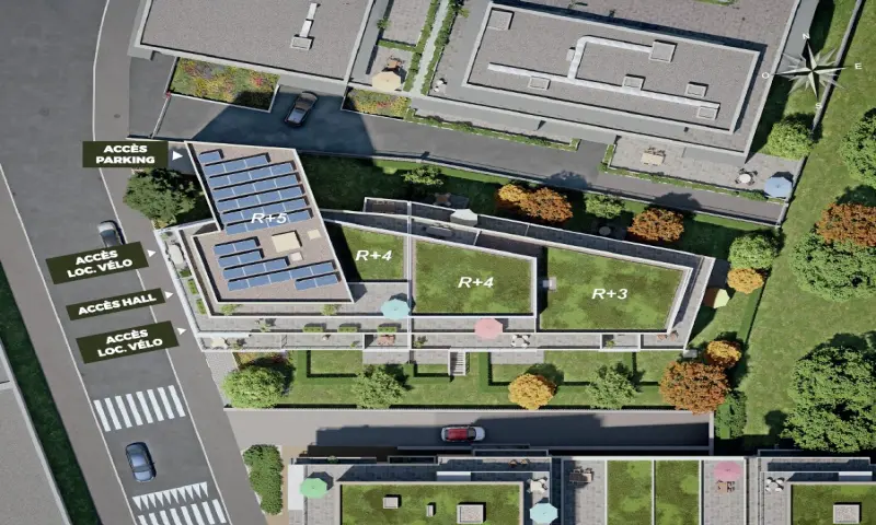 Vue du programme à Echirolles