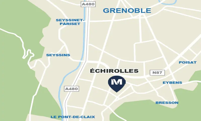 Vue du programme à Echirolles