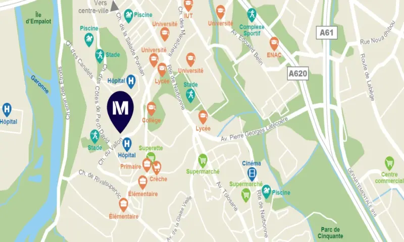 Vue du programme à Toulouse