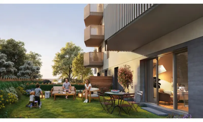 Vue du programme à Villenave D'ornon