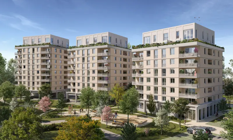 Vue du programme à Villenave D'ornon