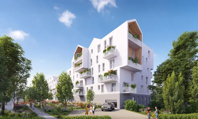 Vue du programme à Fleury Sur Orne