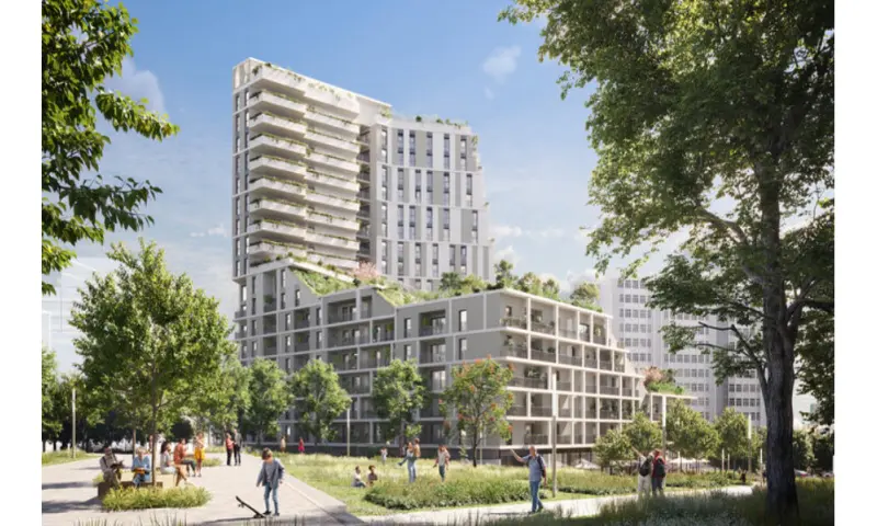 Vue du programme à Bagneux