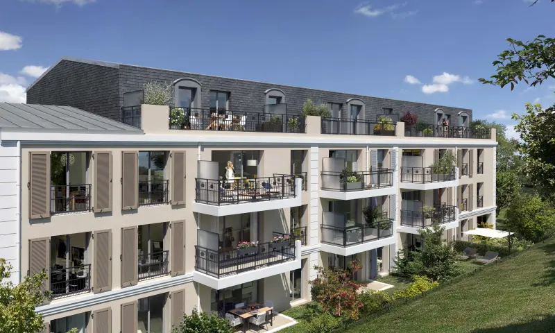 Vue du programme à Villennes Sur Seine