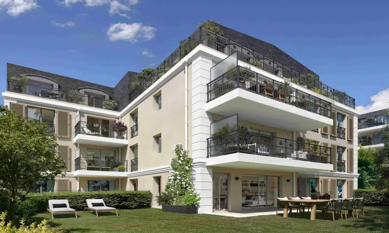 Vue du programme à Villennes Sur Seine