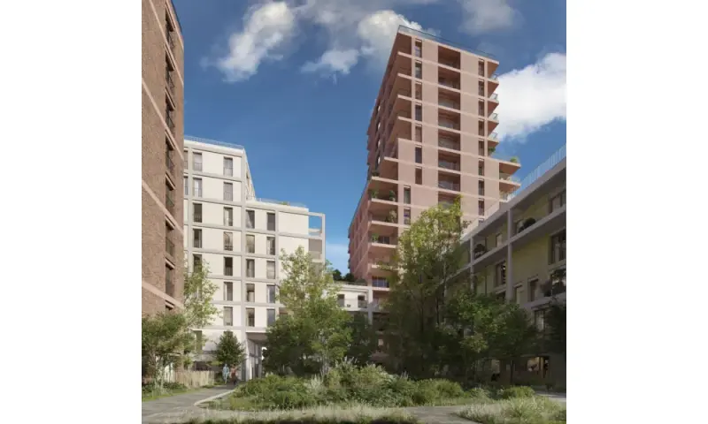 Vue du programme à Ivry Sur Seine