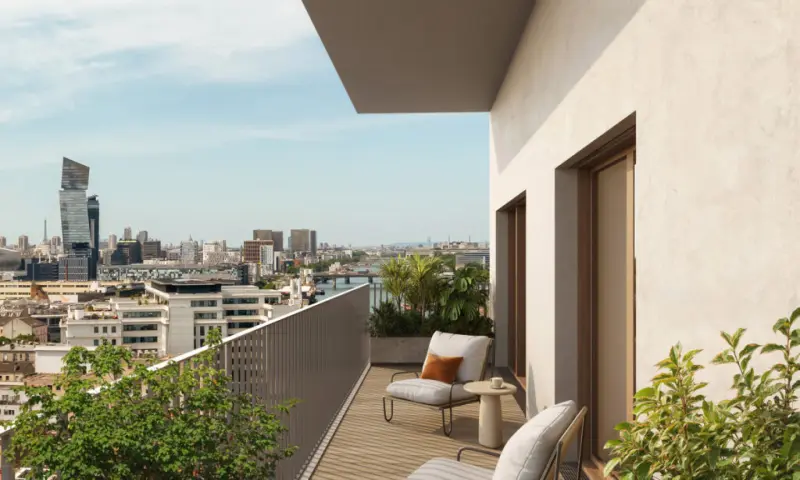 Vue du programme à Ivry Sur Seine