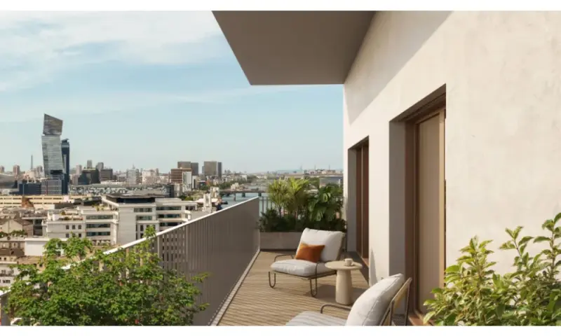 Vue du programme à Ivry Sur Seine