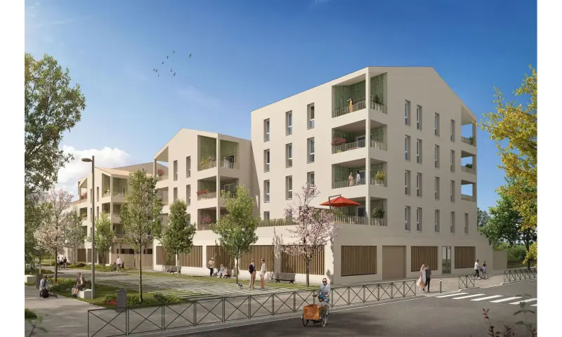 Vue du programme à Grigny
