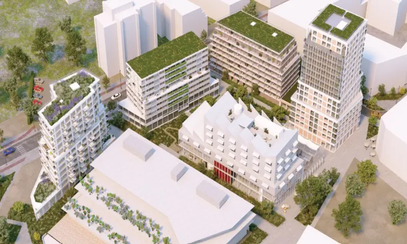 Vue du programme à Nanterre