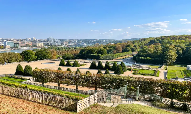 Vue du programme à Garches