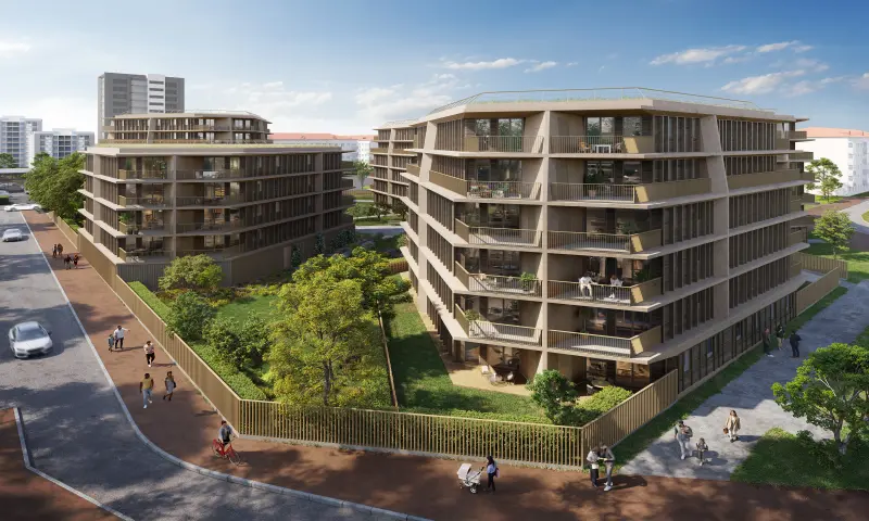 Vue du programme à Nanterre