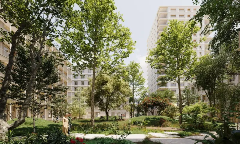 Vue du programme à Lyon 2eme Arrondissement