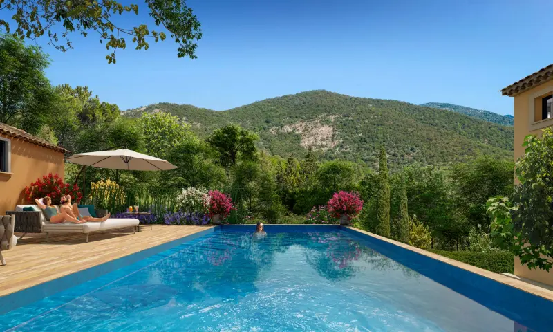 Vue du programme à Grimaud