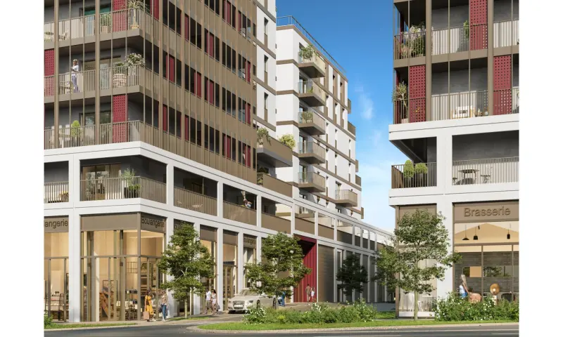 Vue du programme à Bagneux
