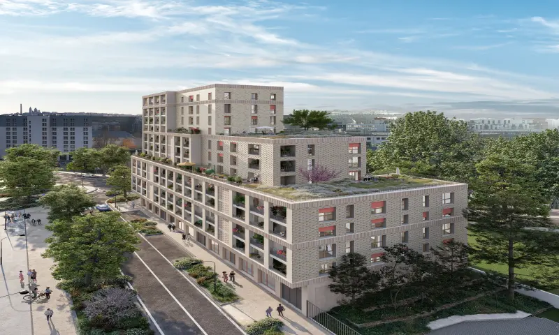 Vue du programme à Saint Ouen