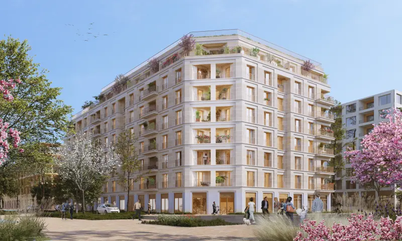 Vue du programme à Gennevilliers