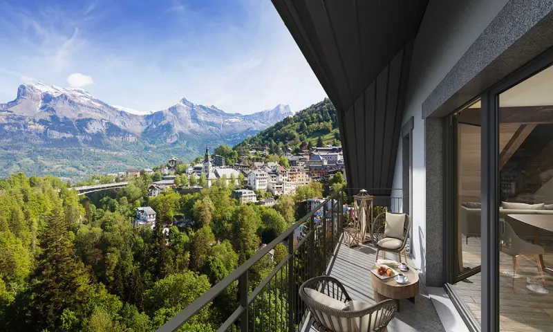 Vue du programme à Saint Gervais Les Bains